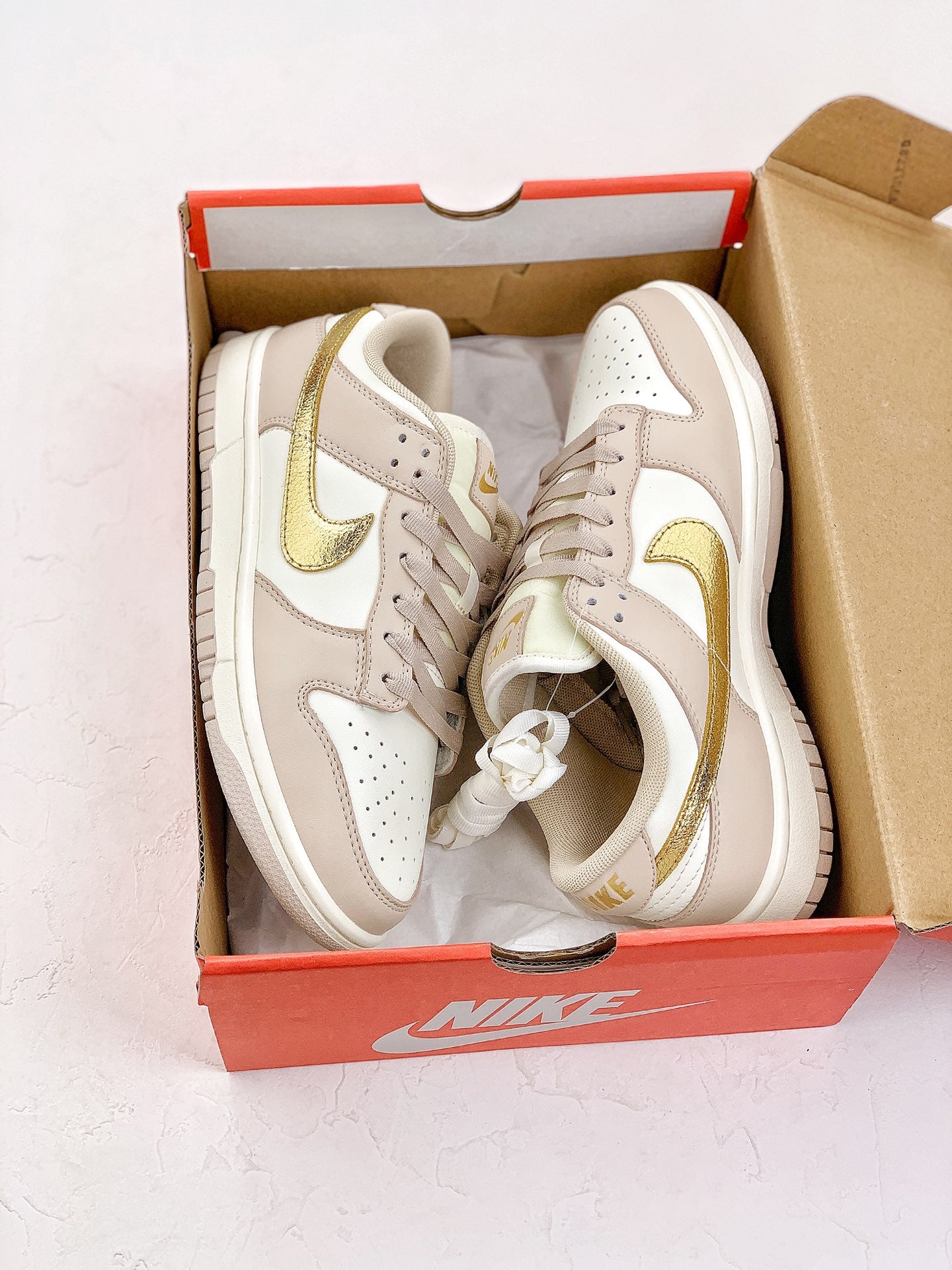 Nike Dunk Low “Tan Golds”