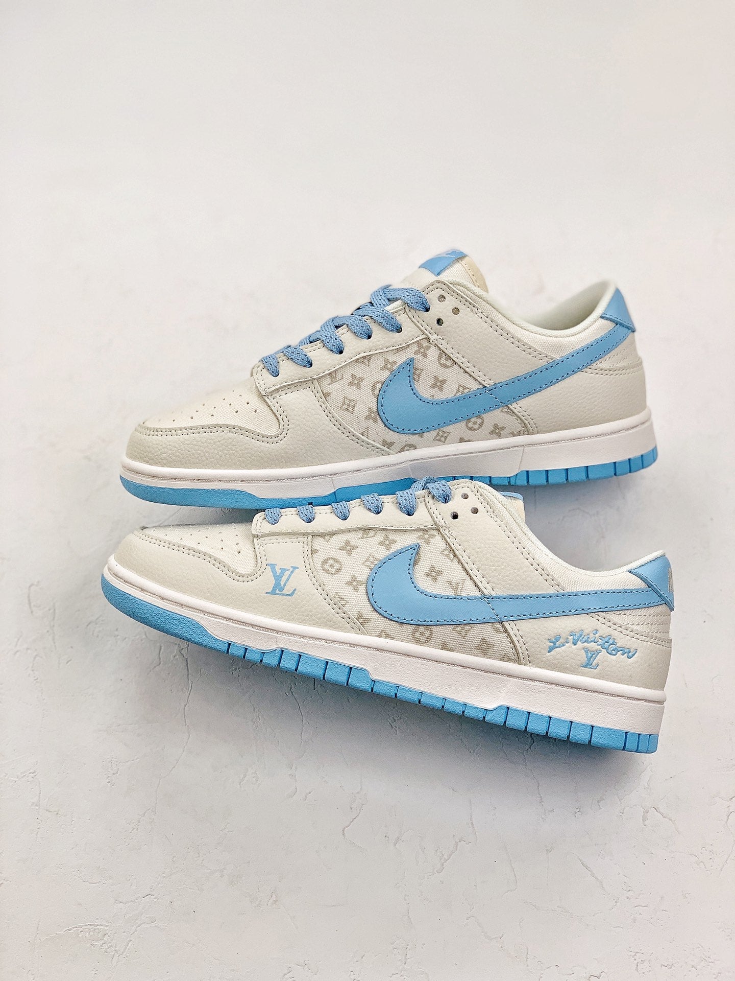 Nike Dunk Low “LV Sparkle Blue Collab”